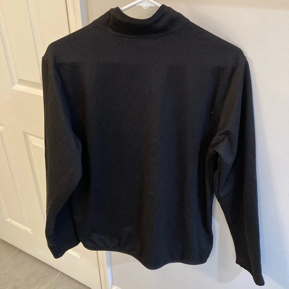 The North Face Skyline 1/2-Zip Fleece Black Half Zip Size Medium